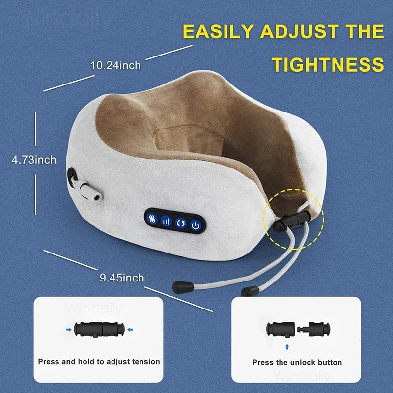 CloudKnead™ - Portable 3D Massage & Travel Neck Pillow