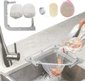 SinkClean™ - Triangle Corner Strainer Rack with 100 Mesh Bags
