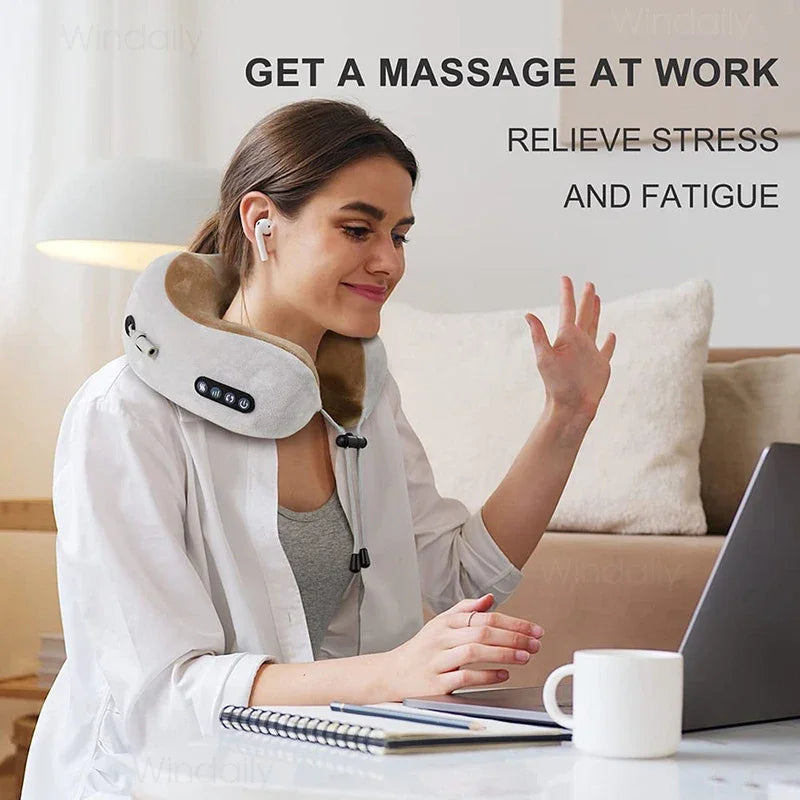 CloudKnead™ - Portable 3D Massage & Travel Neck Pillow
