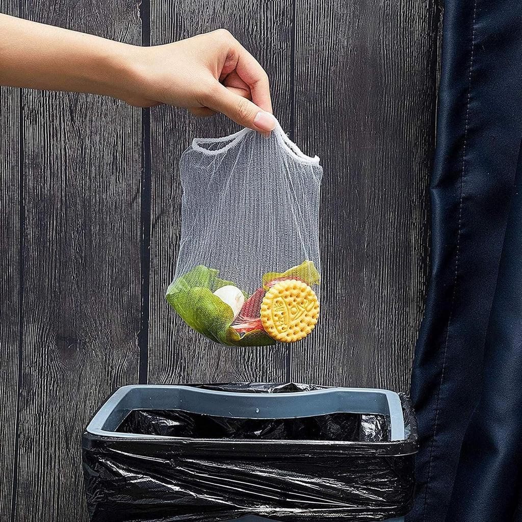 SinkClean™ - Triangle Corner Strainer Rack with 100 Mesh Bags