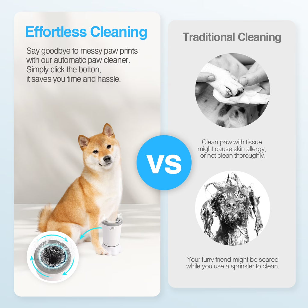 PawSonic™ - Automatic Rechargeable Dog Paw Cleaner