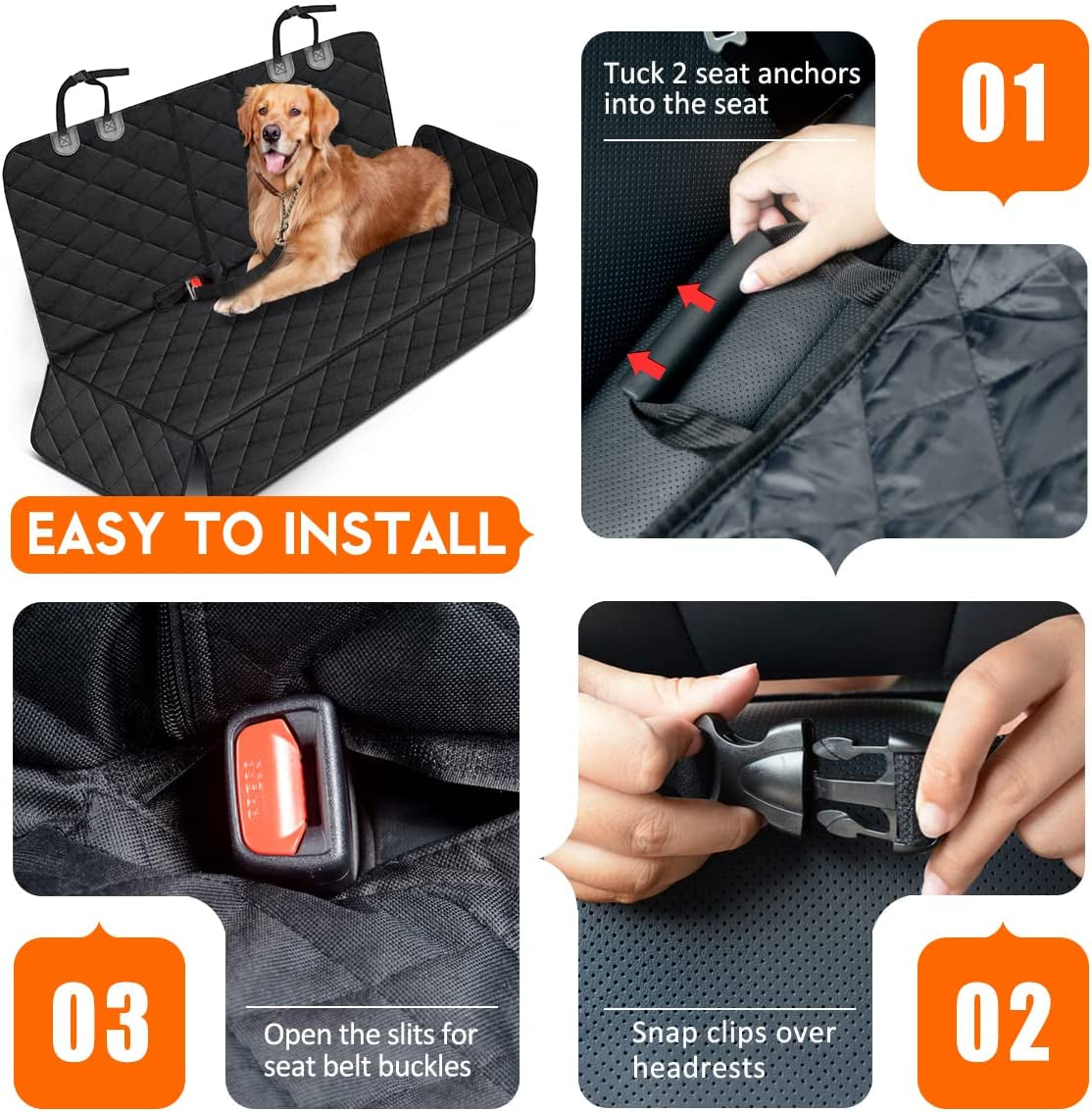 PetGuard™ - Heavy-Duty Waterproof Car Seat Protector