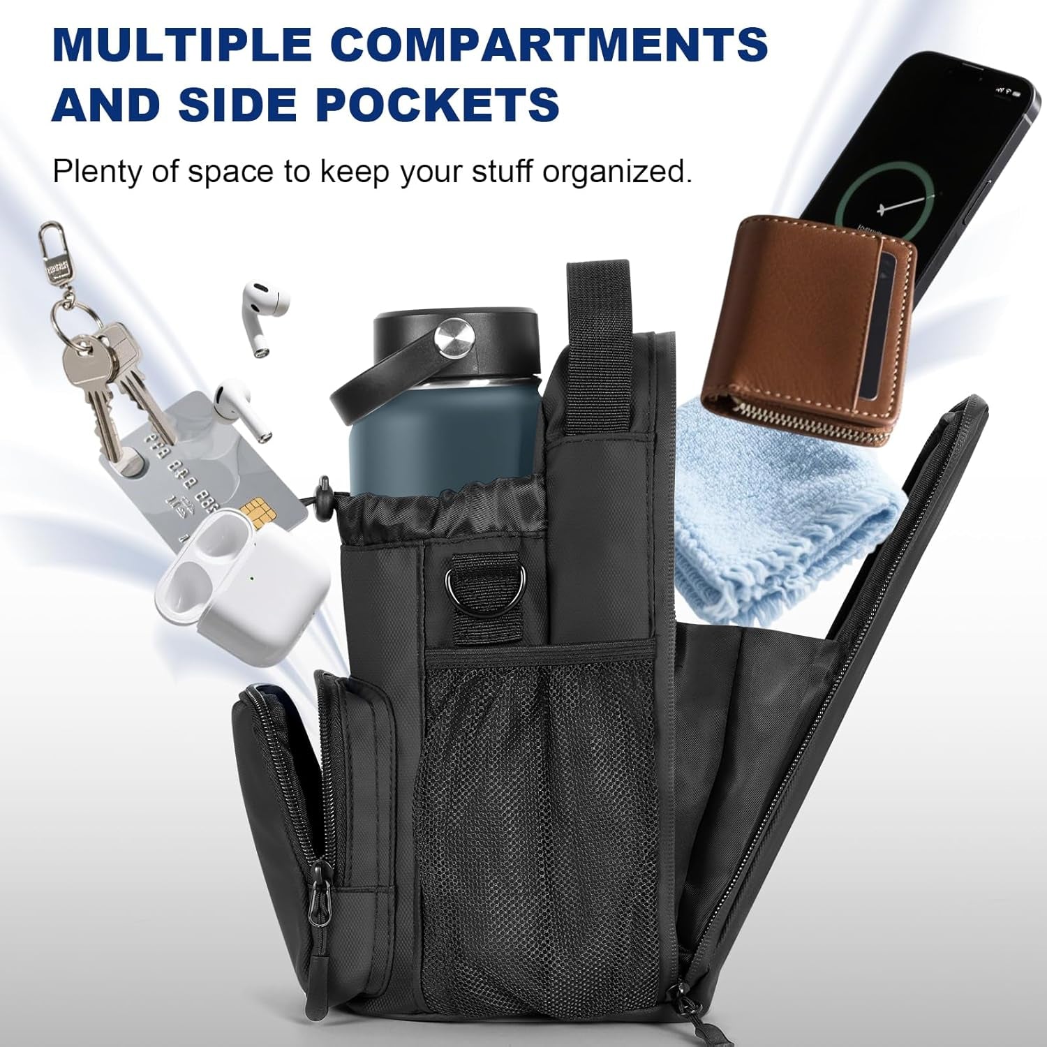 MagGym™ - 3-in-1 Magnetic Gym Bag & Water Bottle Holder