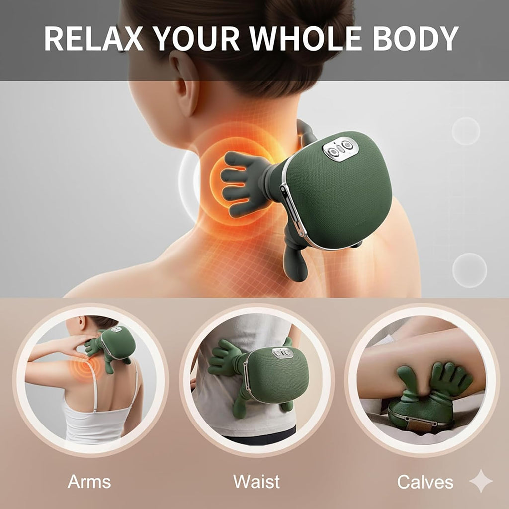 TheraNeck™ Pro - 4D Deep-Tissue Heated Shoulder & Neck Massager